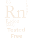 radon tested free logo