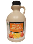 a jug of maple syrup 