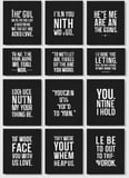 inspirational quote wall art, representing a thoughtful affordable gift idea under $30