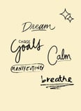 Inspirational quote wall art for creatives, thoughtful affordable gift idea under $30