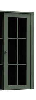 Vitrine Parma A120 verte 