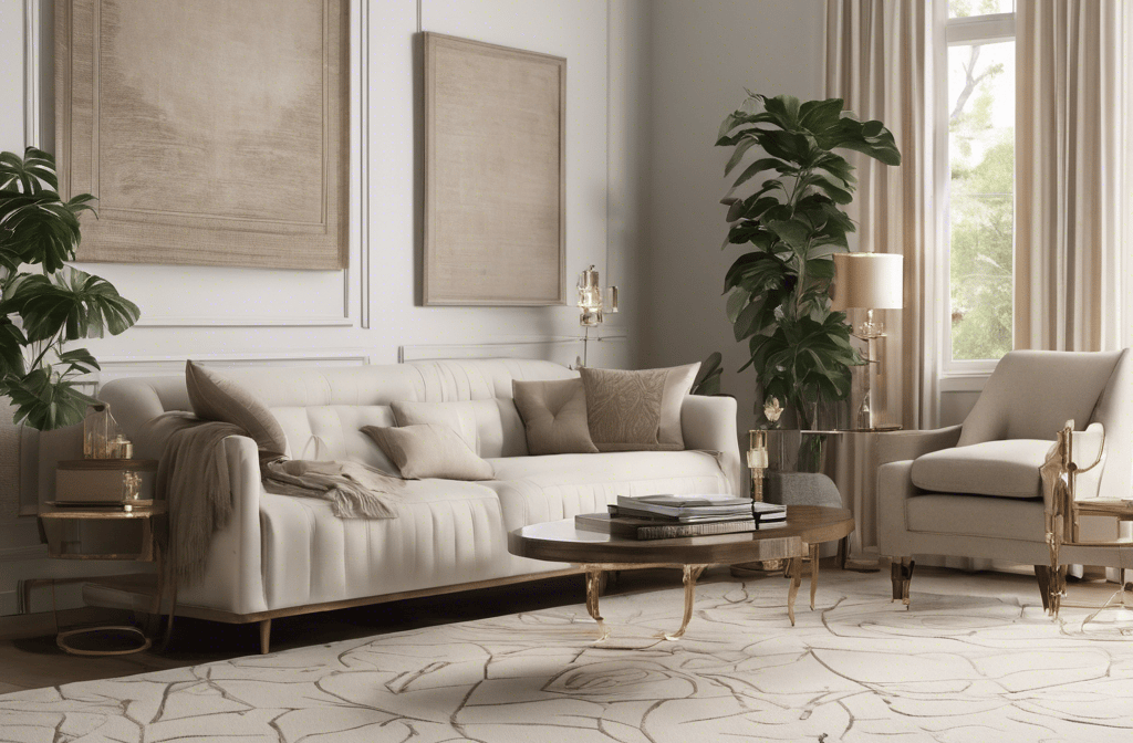 Bright living room with modern inventory