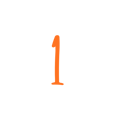 the number 1.