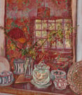 Digital collage - Dining room reflection