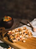 homemade-granola-bars-on-wooden-board