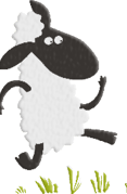 un mouton qui court