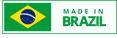 a flag with the words made in brazil