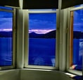 The window at Gourock Seaview Holiday Let with a view of the ocean