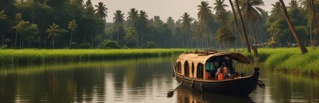 A modified Volkswagen van with sleek, low-profile tires is parked on a street. It is accompanied by a red car parked nearby. Flags bearing logos and text are placed behind them. The scene is set outdoors with some trees and a cloudy sky.