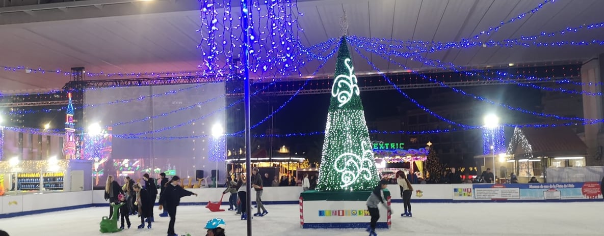Pista de patinaje de hielo en Benidorm