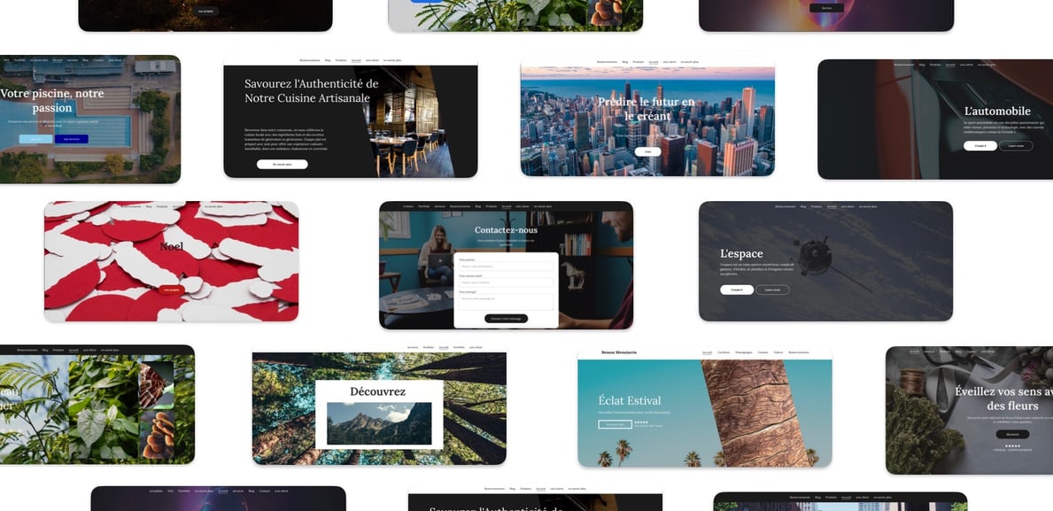 Plein de site Web