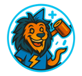 Custom Logo Display - a football player with a helmet on a blue and yellow background , gamer icon