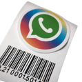 Solicita etiquetas a través de whats app