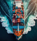 Container vessel at sea representing Balki International’s export services and global trade logistics