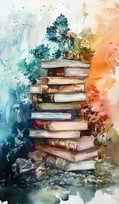 Une pile de livres