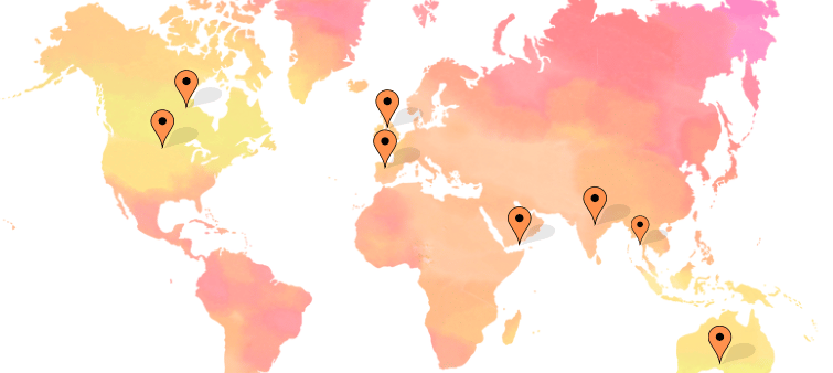 countries reached