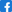 a blue and white facebook logo with the word facebook