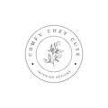 comfy cozy cute - interior designs logo