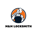 M&M Locksmith logo