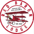 The Red Baron Lodge Broken Bow OK logo