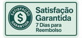 Certificado 7 dias para Reembolso
