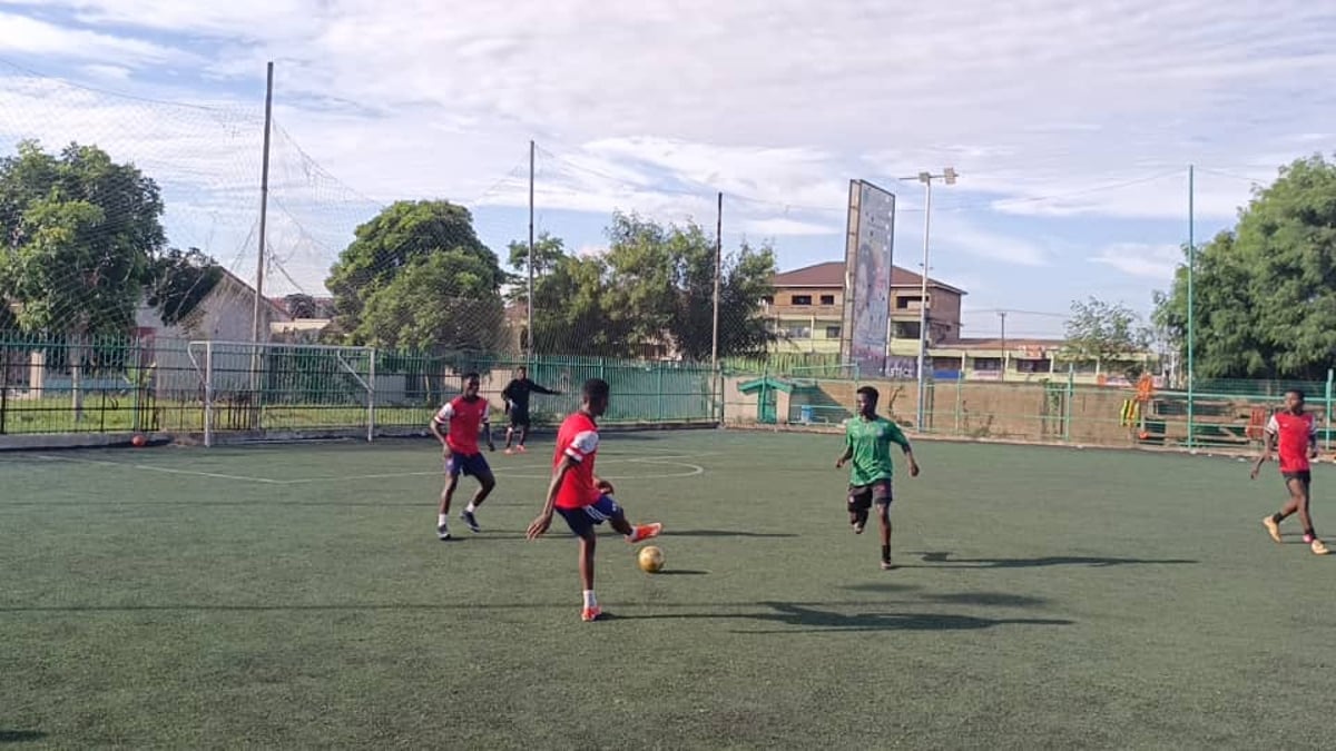 Trial match during training