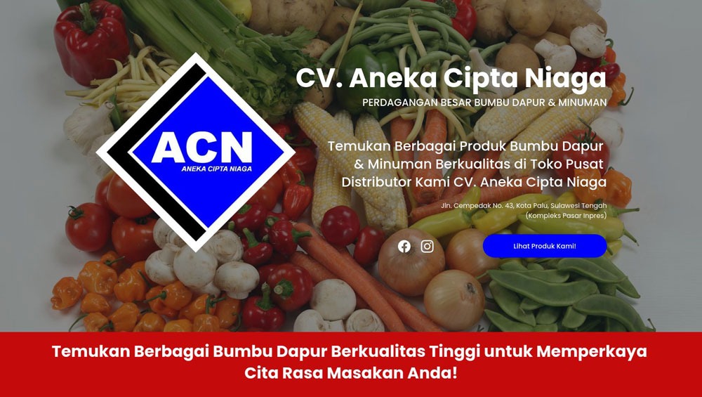 Perdagangan Besar Bumbu Dapur, Minuman & Susu | Aneka Cipta Niaga