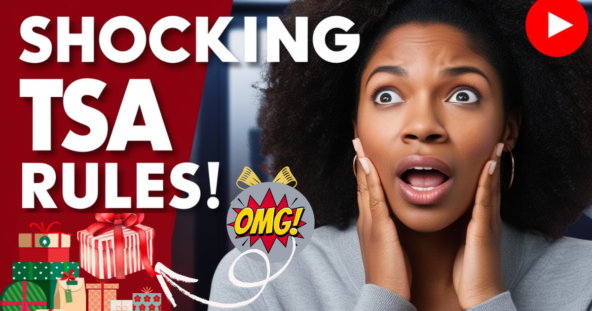 8 SHOCKING TSA Rules You Never Knew Existed For Holiday Travel? True