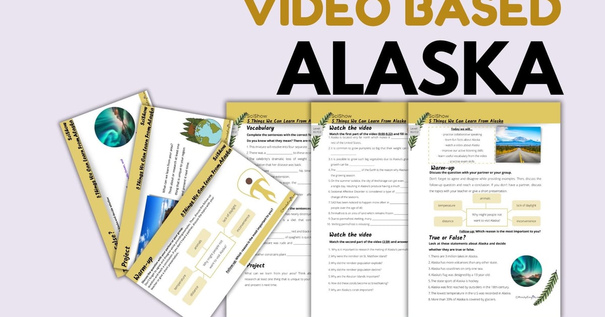 [PDF/PPT] SciShow - 5 things we can learn from Alaska | Handy English ...