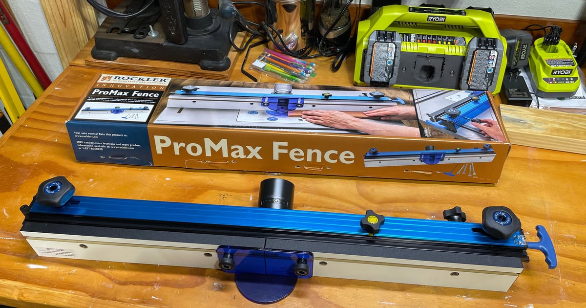 Rockler ProMax Router Fence ManCave Garage