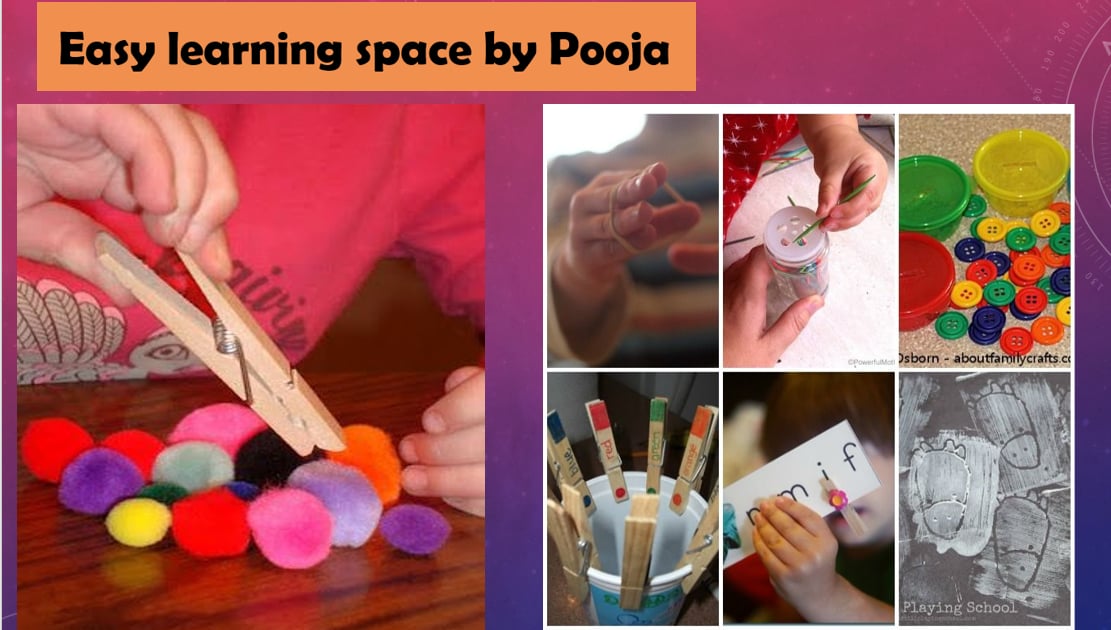 How to improve pincer grip of toddlers Easy Learning Space by Pooja