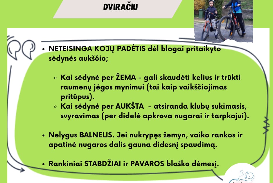 Kaip išrinkti pirmąjį dviratį vaikui? Klaidos važiuojant dviračiu ...