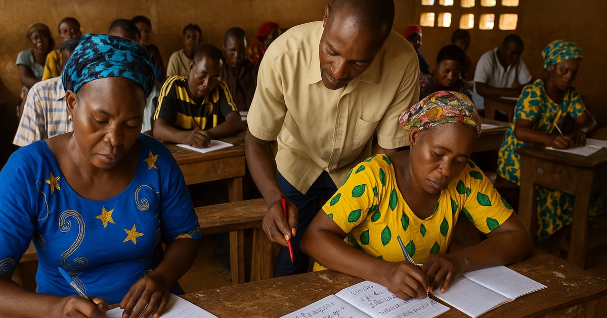 L'alphabétisation des adultes : un levier de développement | ALUSFADE