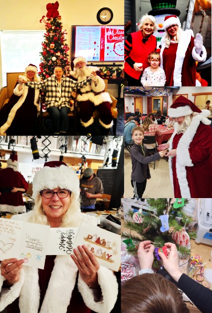 Crafting with Santa event