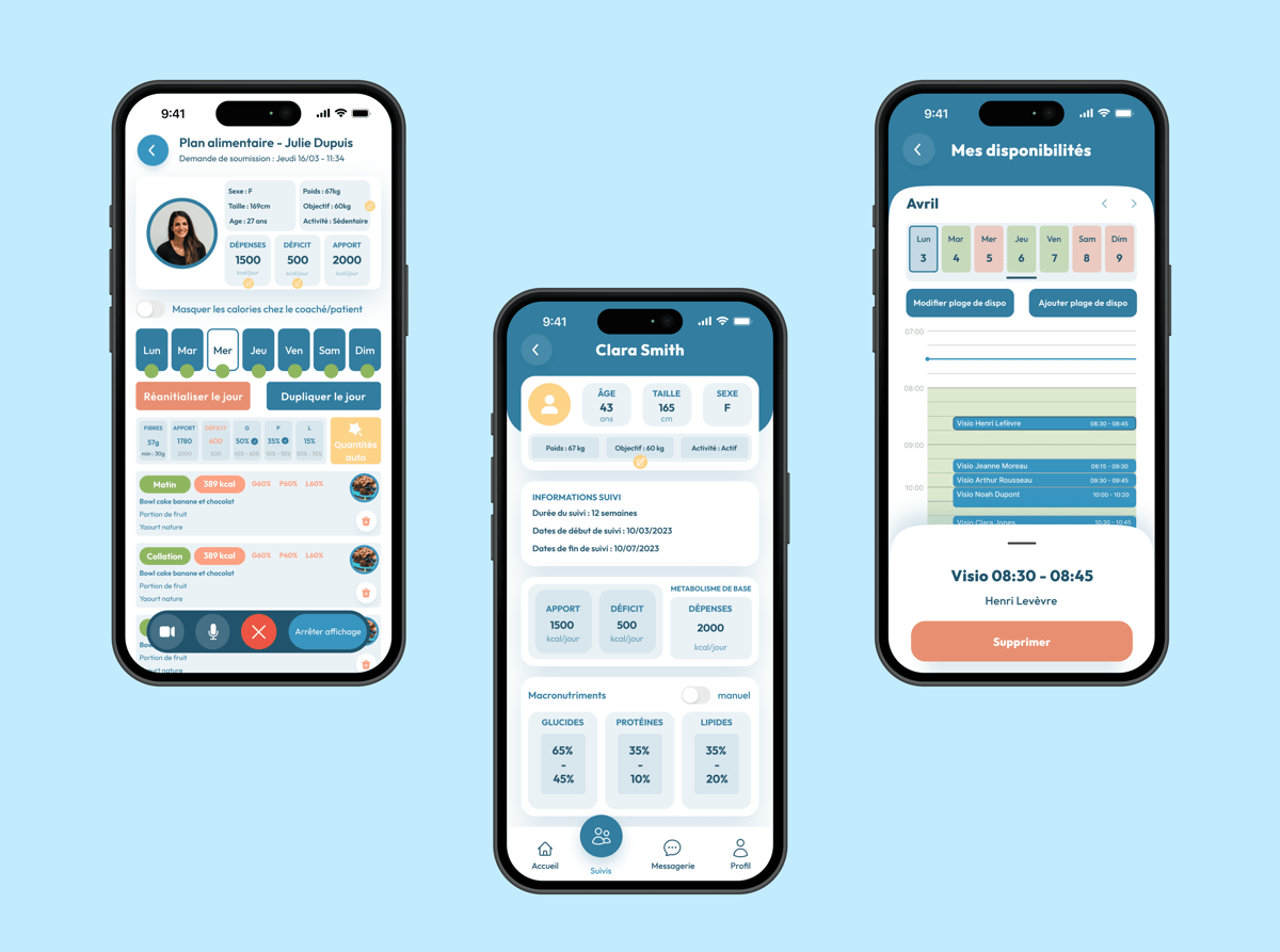 Application mmmPro — gestion de cabinet pour professionnels