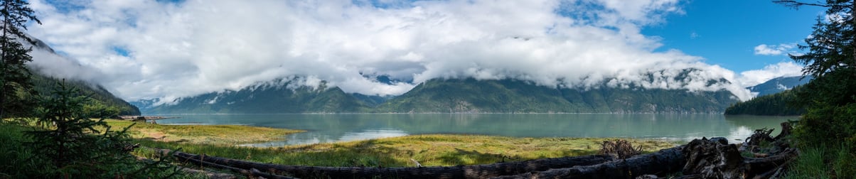Ocean view from the Clayton Falls Recreation Area