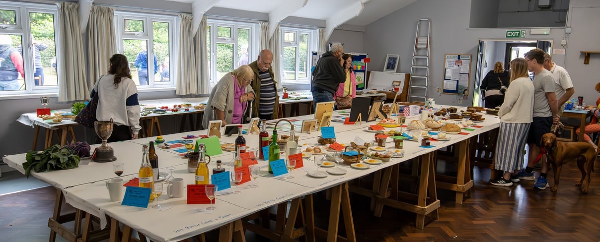 Cwmdu Village hall during the annual cwmdu and district show