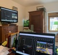 Ecrans durant une séance de neurofeedback 