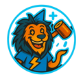 Custom Logo Display - a football player with a helmet on a blue and yellow background , gamer icon