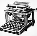 machine écrire dactylographie