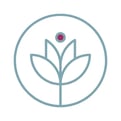 Pale blue lotus icon