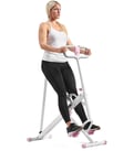 Row and ride exercise machine