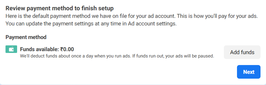Funds Adding