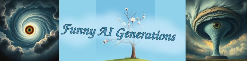 Funny AI header with funny pictures.