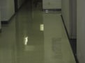 Trucking company floor in the eve.