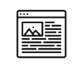 Blog and Written Content Icon linking to the Blog & Content page.