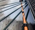 toit en polycarbonate nettoyé par Franck Carpentier de l'entreprise Charente vitre net