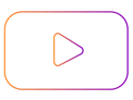 YouTube Play button outline icon
