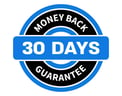 30 days money back guarantee