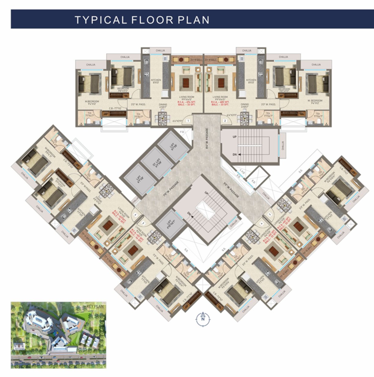 FLOOR PLAN NARMADA LIFESTYLE BHAYANDAR WEST